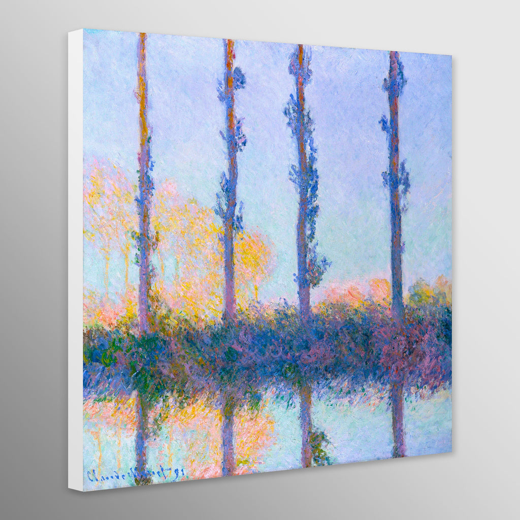 The Four Trees - Wall Art by Claude Monet 1891 
