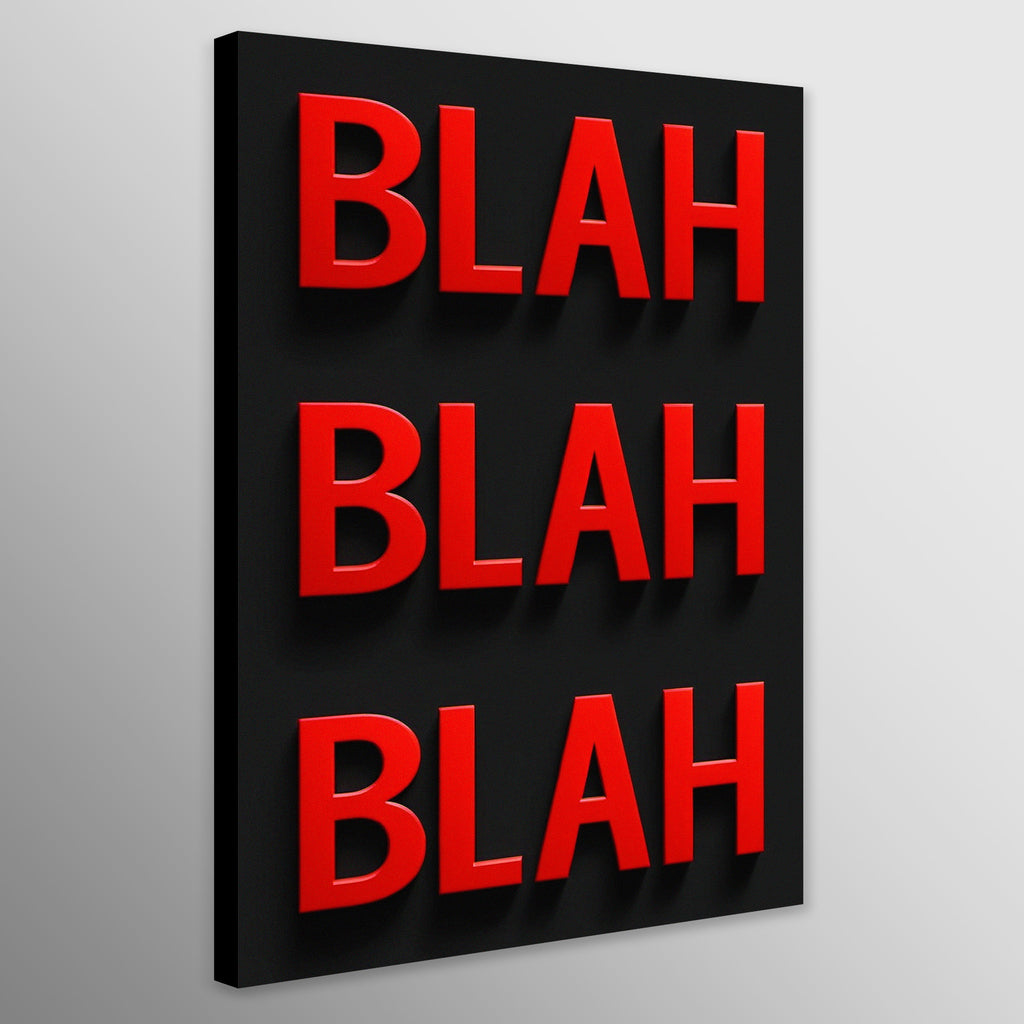 BLAH BLAH BLAH Typography