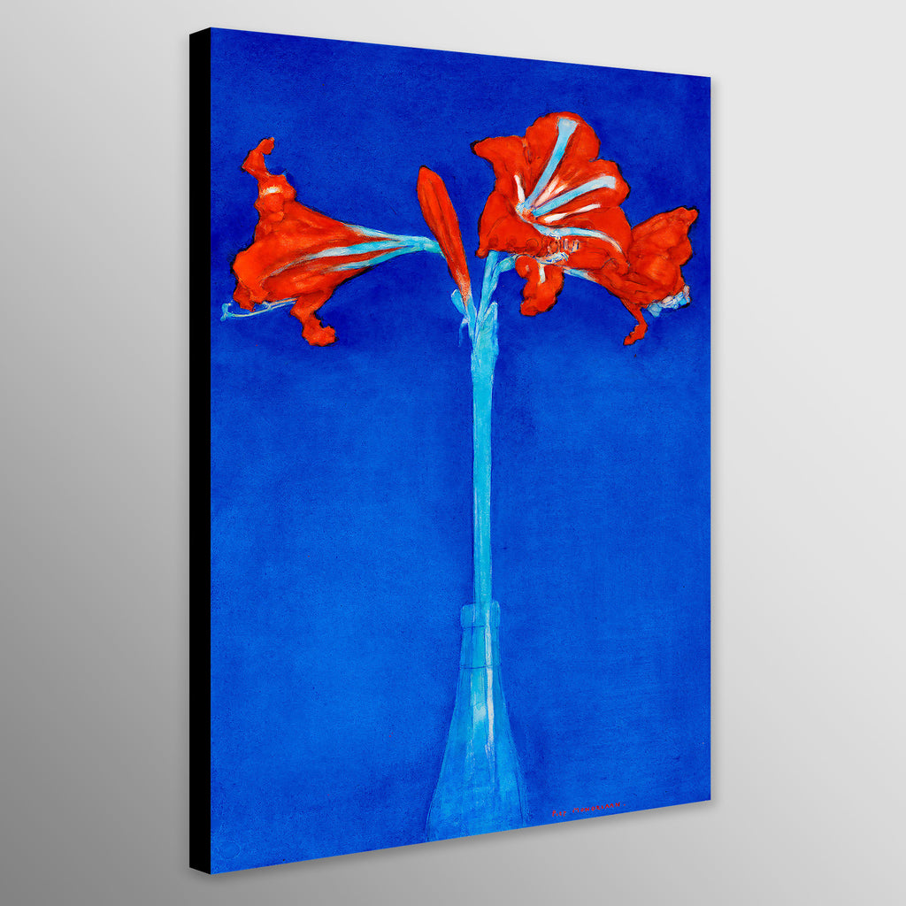 Amaryllis Flower Abstract by Piet Mondrian