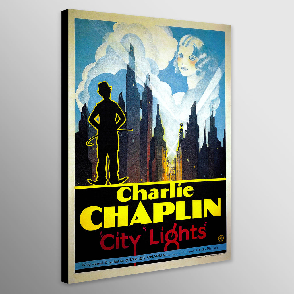 Charlie Chaplin - City Lights Vintage Movie Wall Art