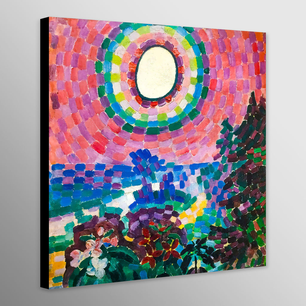 Landscape with Disc Abstract by Robert Delaunay