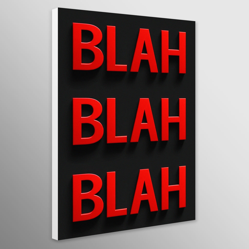 BLAH BLAH BLAH Typography