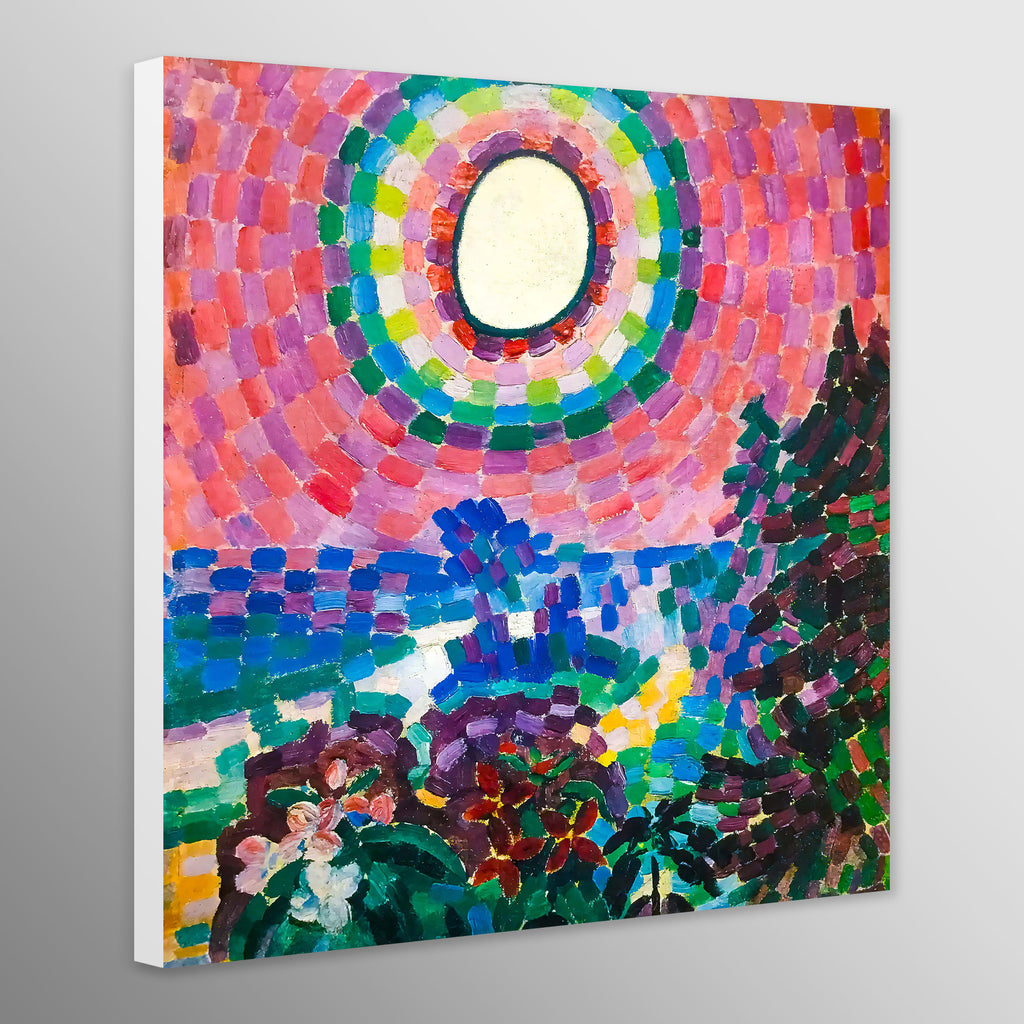 Landscape with Disc Abstract by Robert Delaunay