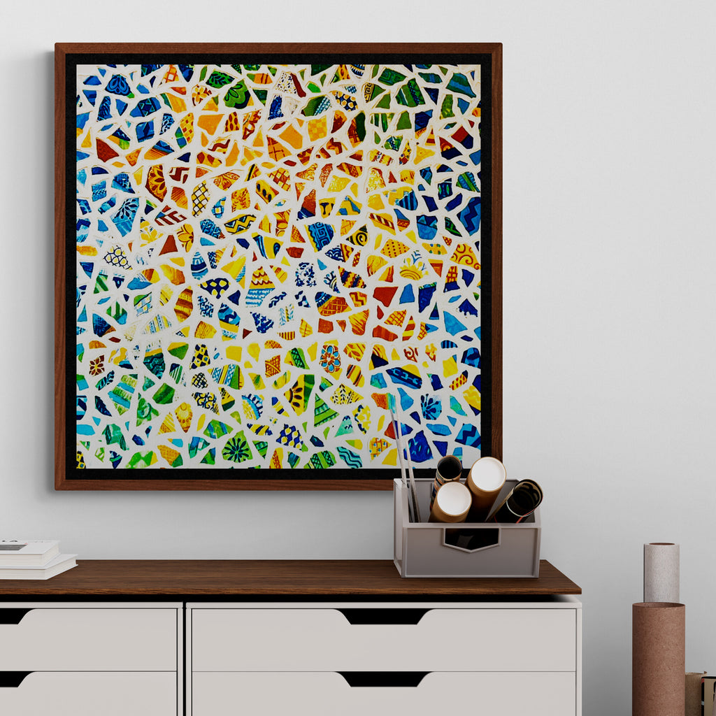 Cracked Mosaic - Abstract 