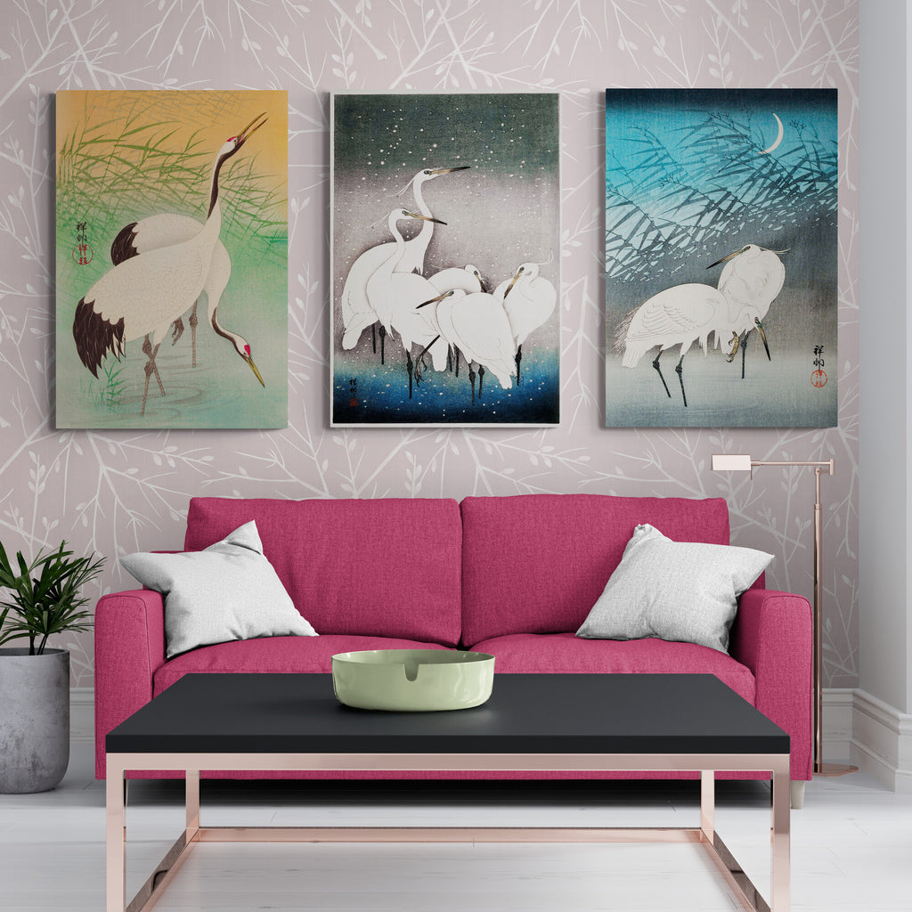 Ohara Koson - Japanese Wall Art - Bird Prints -Living room Décor - Asian Art