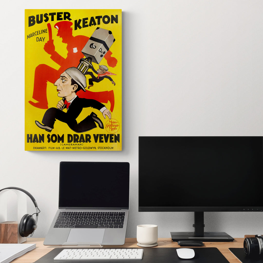 Buster Keaton - The Cameraman Movie Wall Art