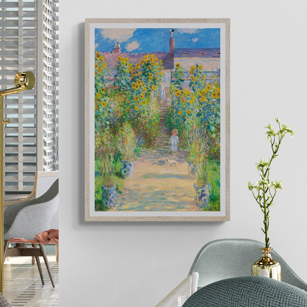 Claude Monet - The Artist's Garden at Vétheuil