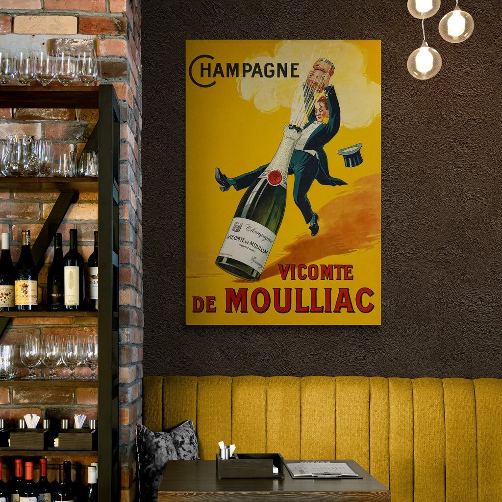 Champagne - Vintage Wall Art