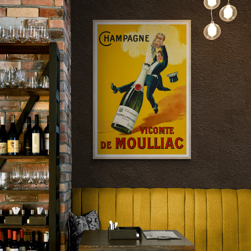 Champagne - Vintage Wall Art