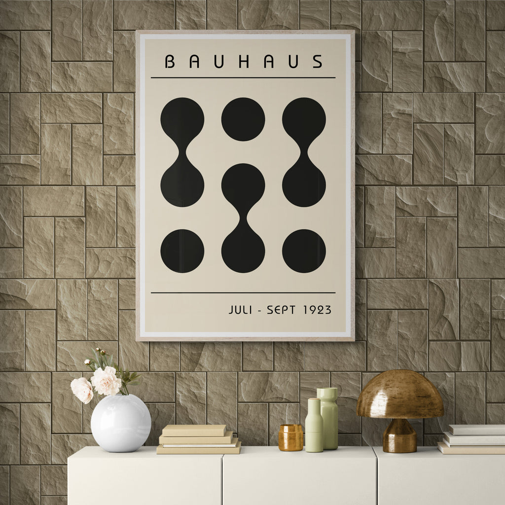 Bauhaus - Connected Circles Grid Wall Art