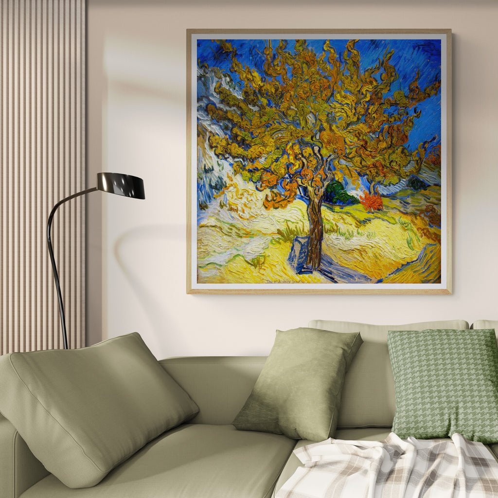 Mulberry Tree by Vincent Van Gogh (1889) Abstract Wall Art