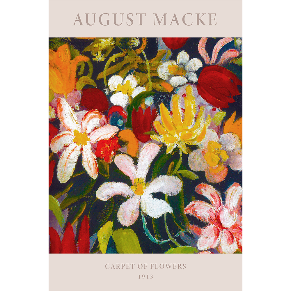 Carpet of Flowers by August Macke