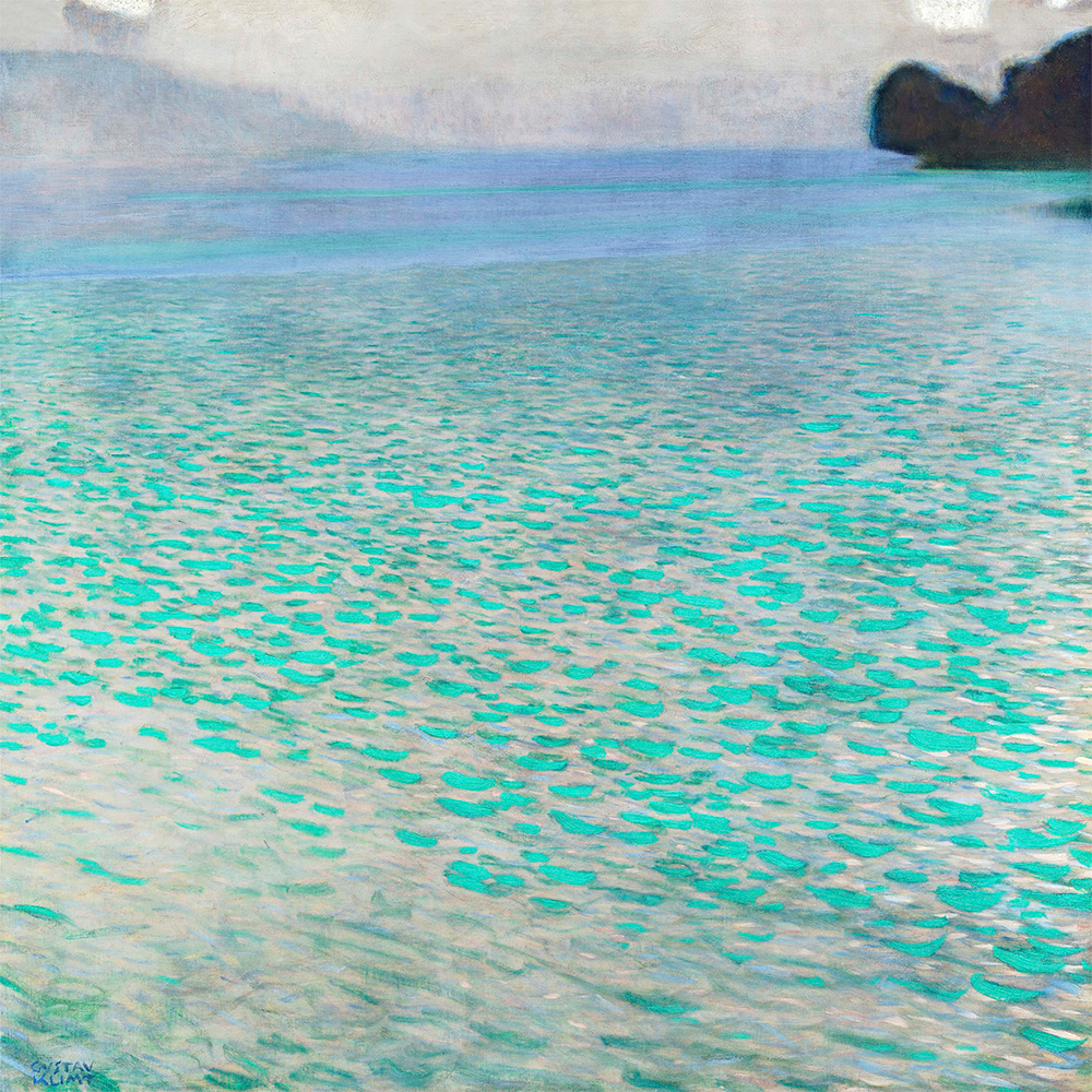 Seascape - Attersee - by Gustav Klimt