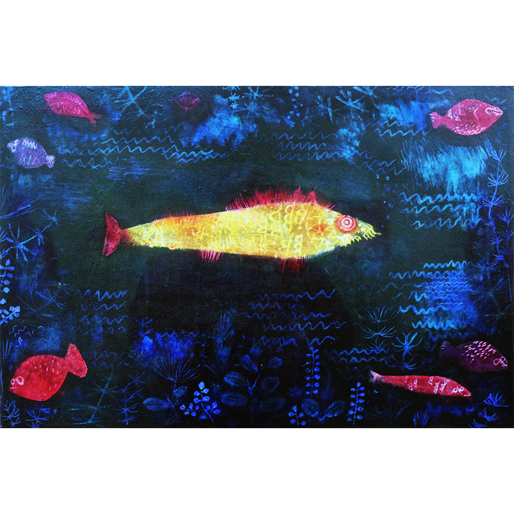 The Goldfish by Paul Klee Abstract Art 1925