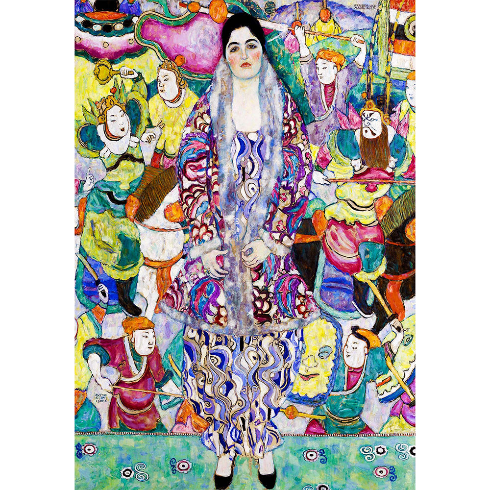 Portrait of Friederike Maria Beer - Wall Art by Gustav Klimt (1916)