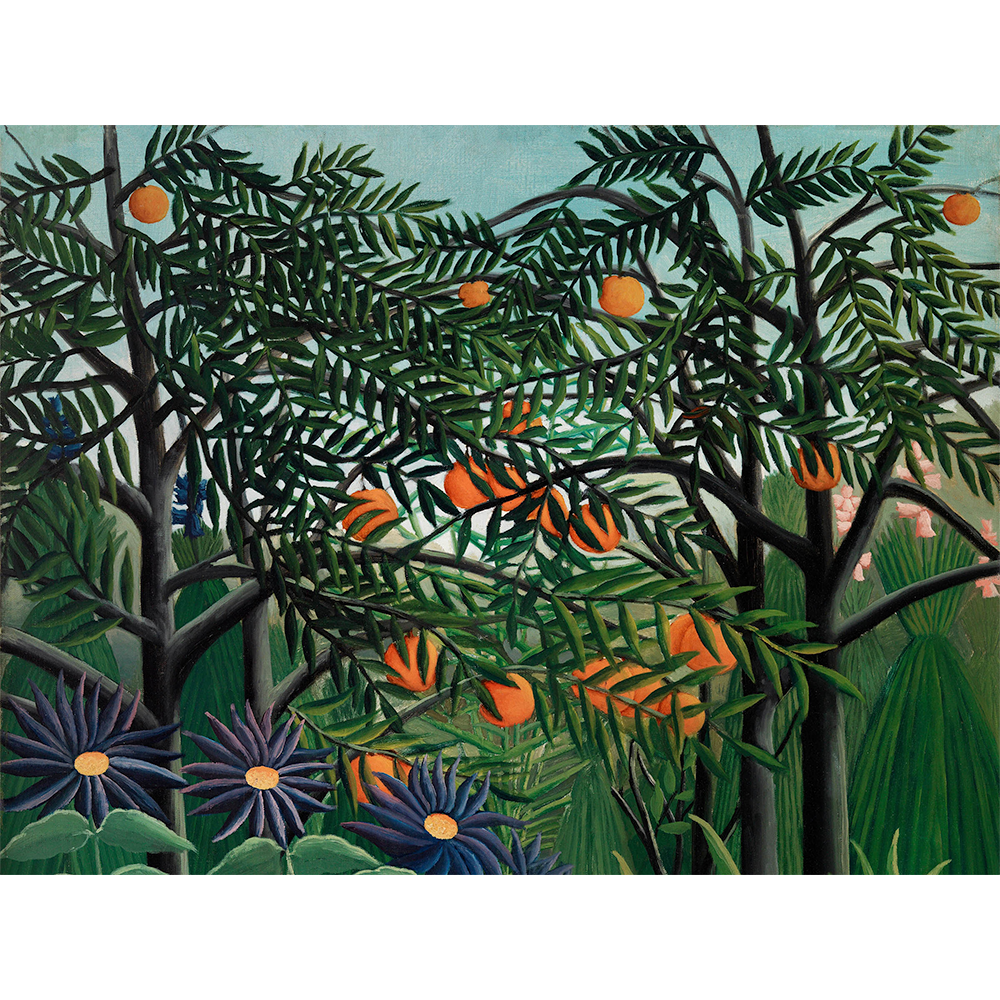 Exotic Forest by Henri Rousseau