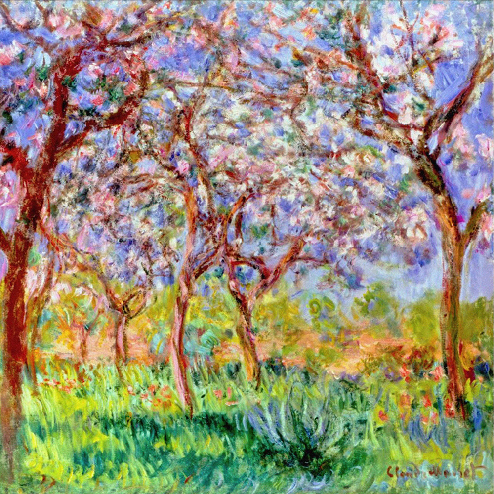 Spring in Giverny by Claude Monet - Wall Art Photo Poster Print – The ...
