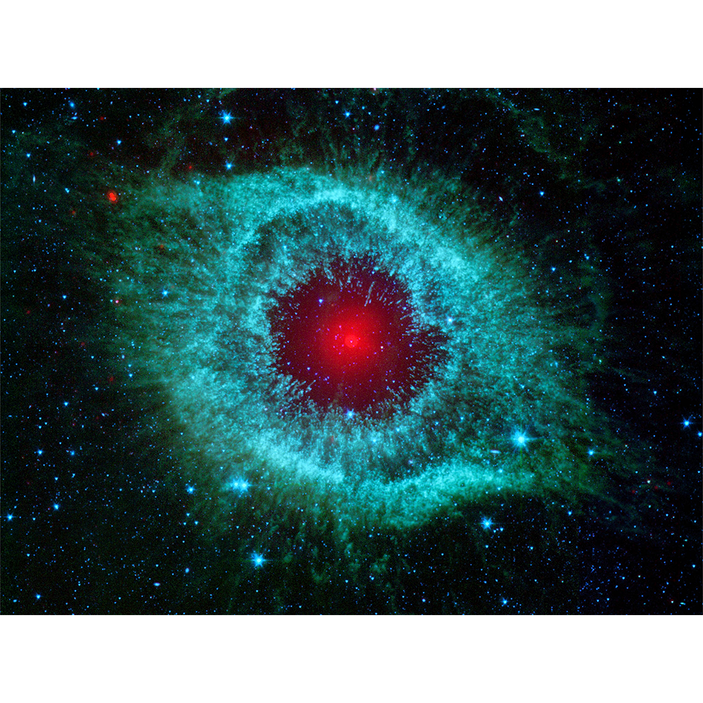 ARTCANVAS Helix Nebula Pink Hubble hot Telescope Ring Nasa Photograph Canvas Art Print