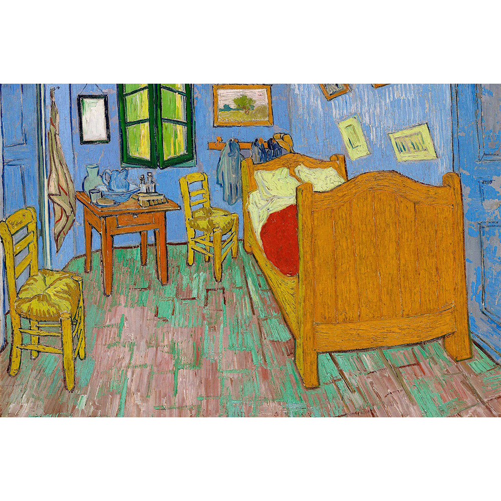 The Bedroom by Vincent Van Gogh Wall Art (1888)