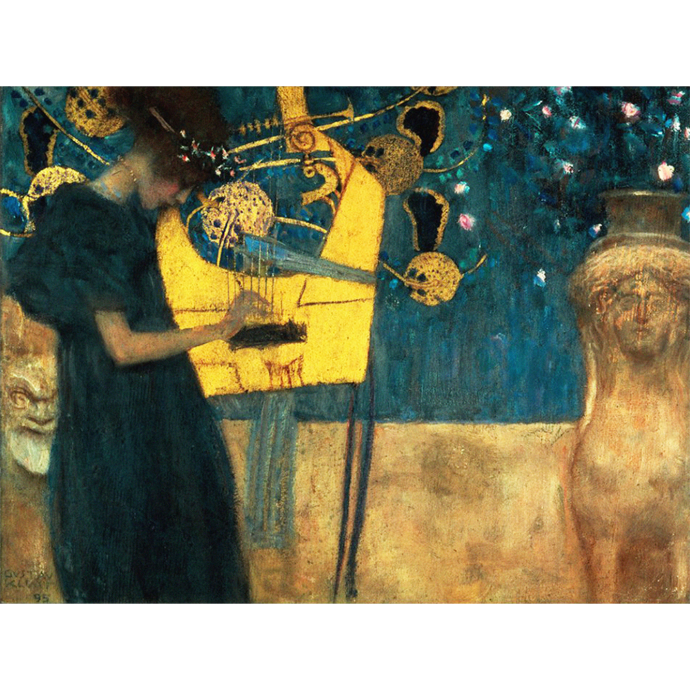 The Music By Gustav Klimt 1895