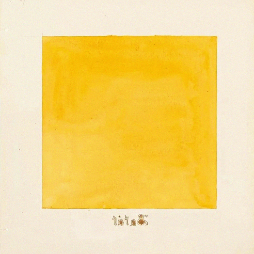 Parsifal by Hilma af Klint - Abstract Yellow Art No 69