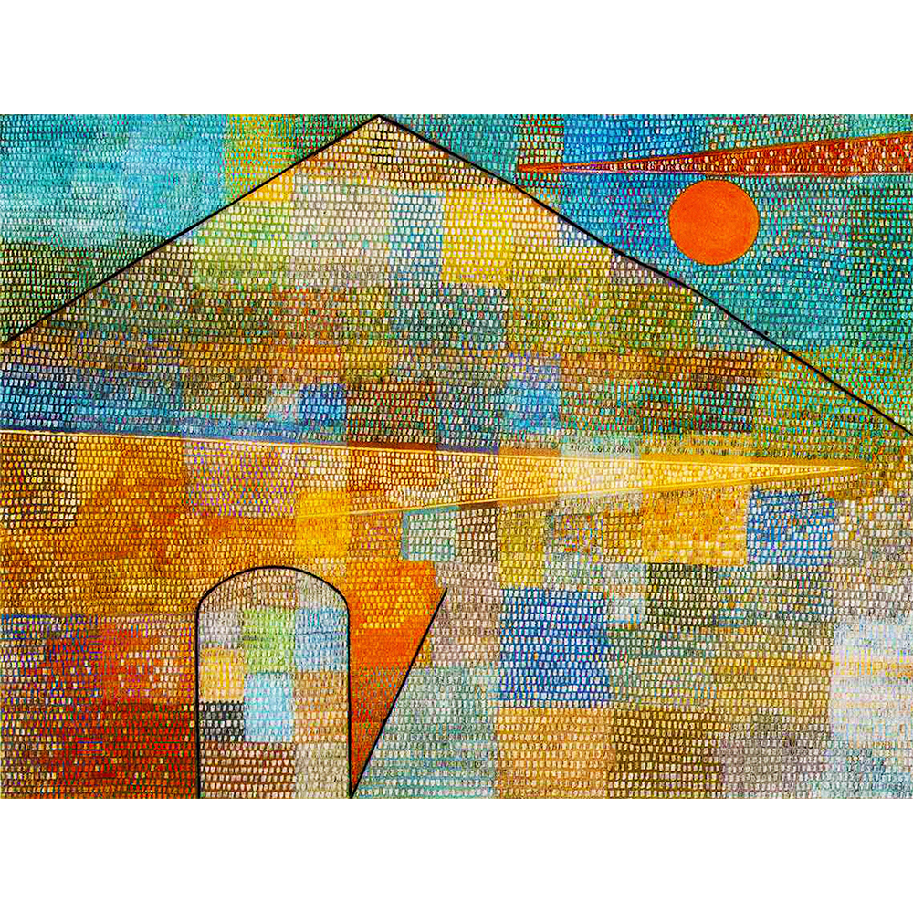 Ad Parnassum - Abstract by Paul Klee