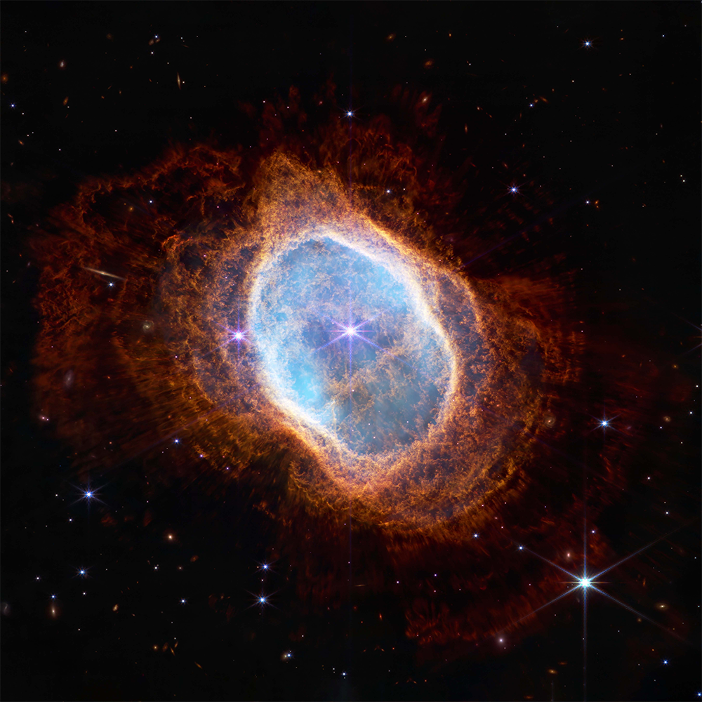 Southern Ring Nebula from NASA’s James Webb Space Telescope