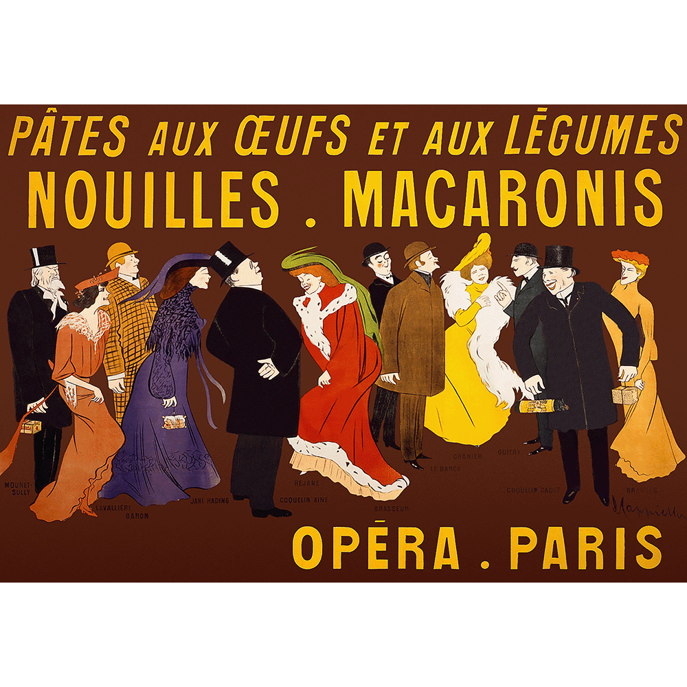 Opera - Paris - French Vintage Wall Art (1901) by Leonetto Cappiello
