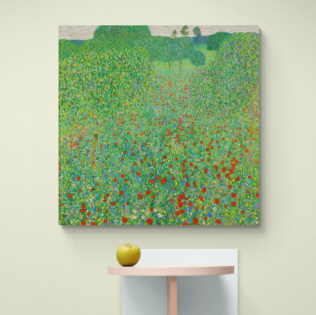 Poppy Fields By Gustav Klimt