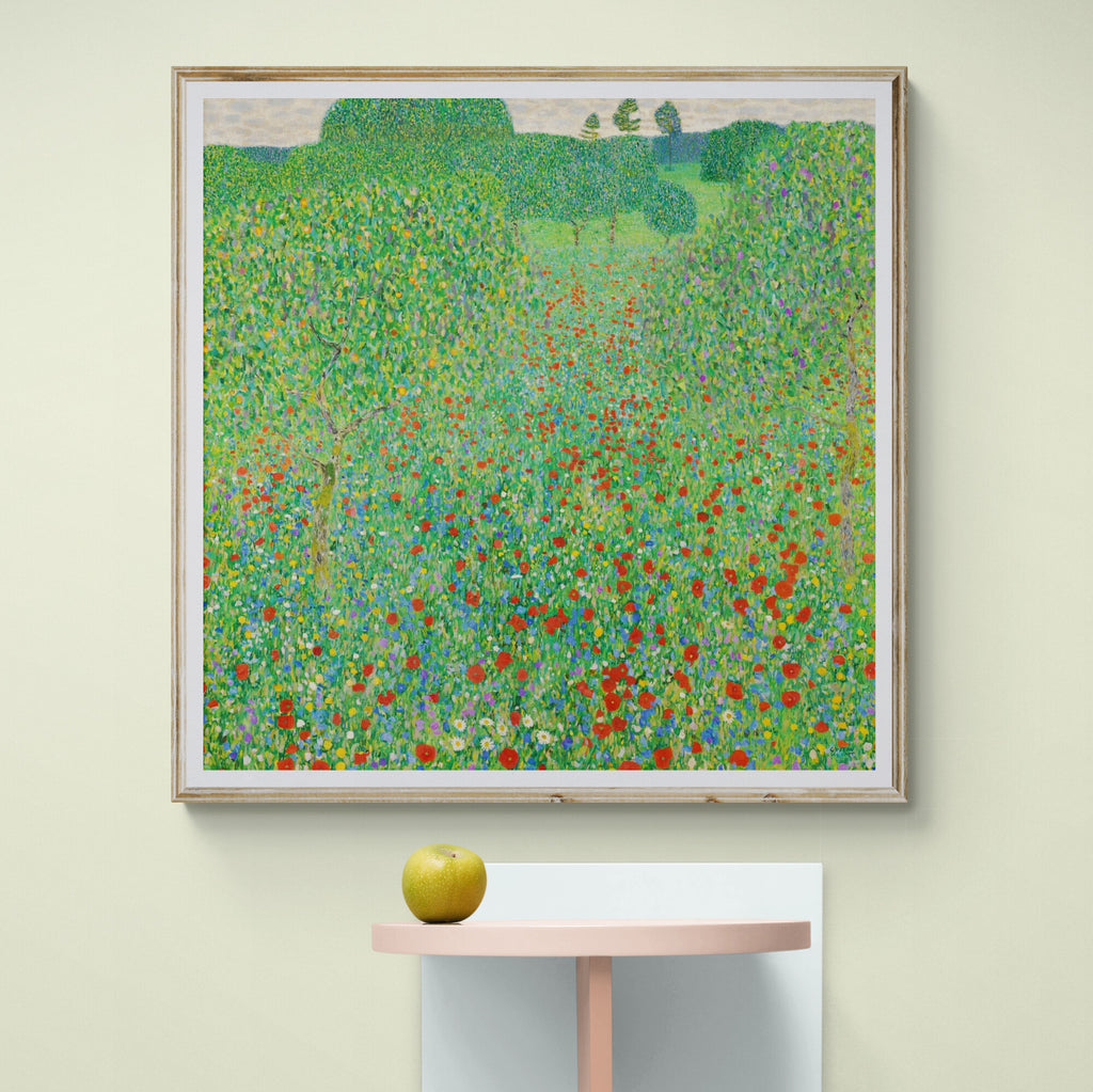 Poppy Fields By Gustav Klimt