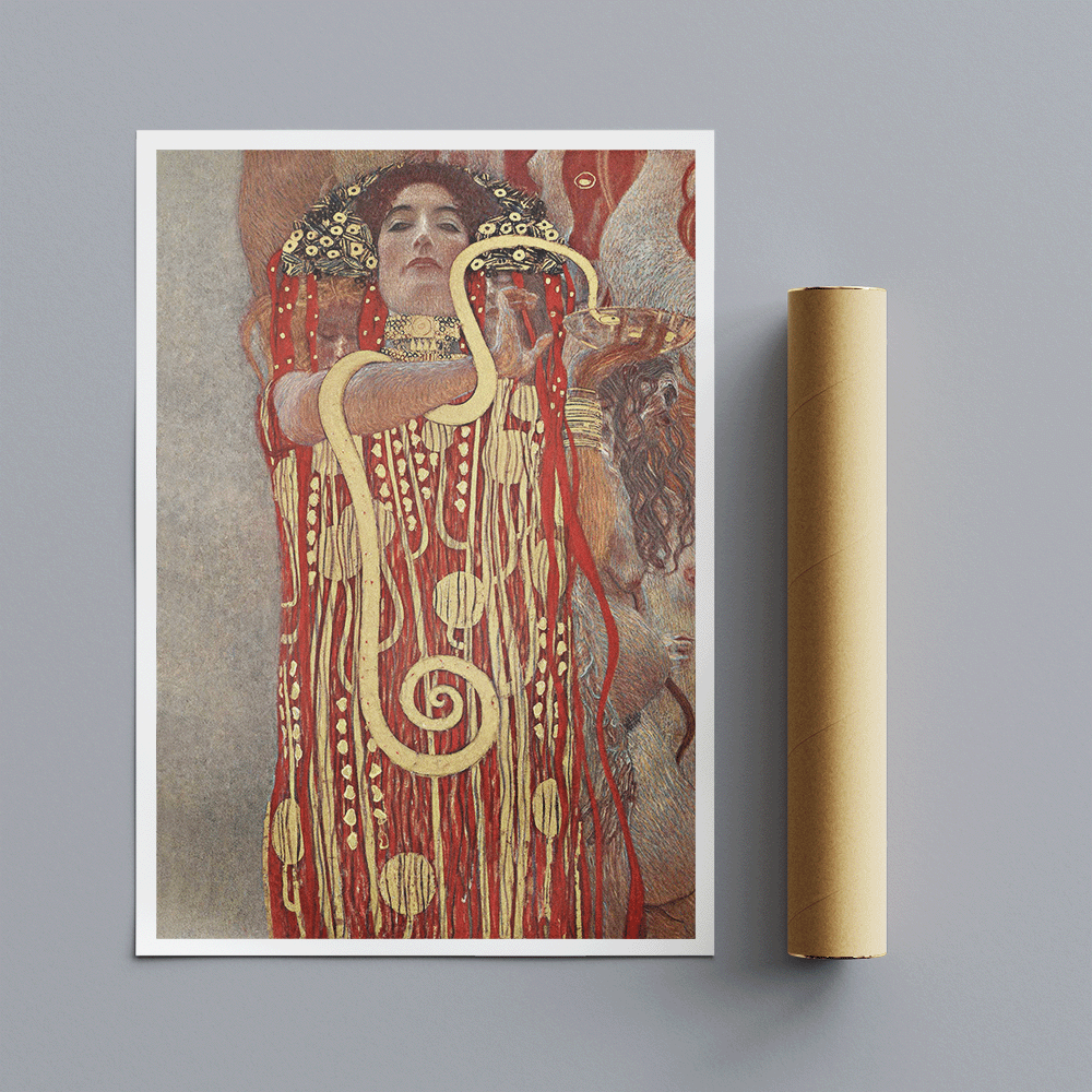 Hygieia by Gustav Klimt - Wall Art