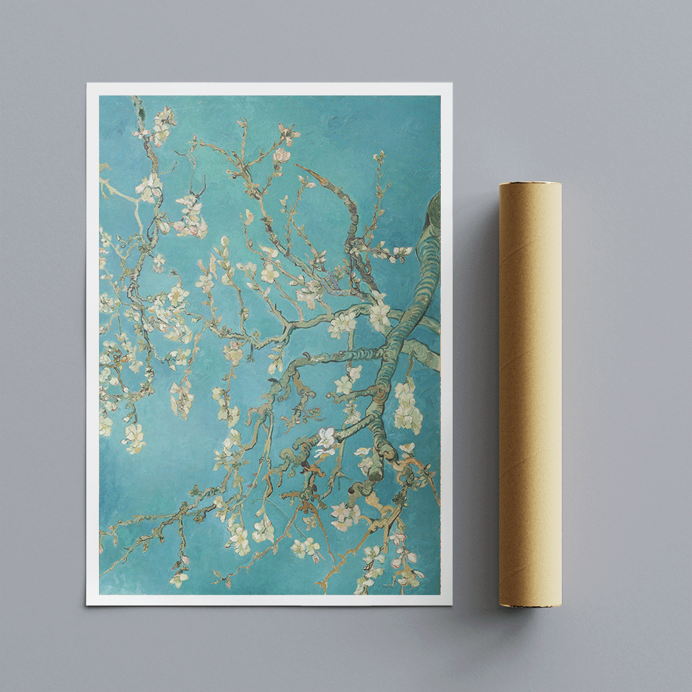 Almond Blossom by Vincent Van Gogh Wall Art (1890)