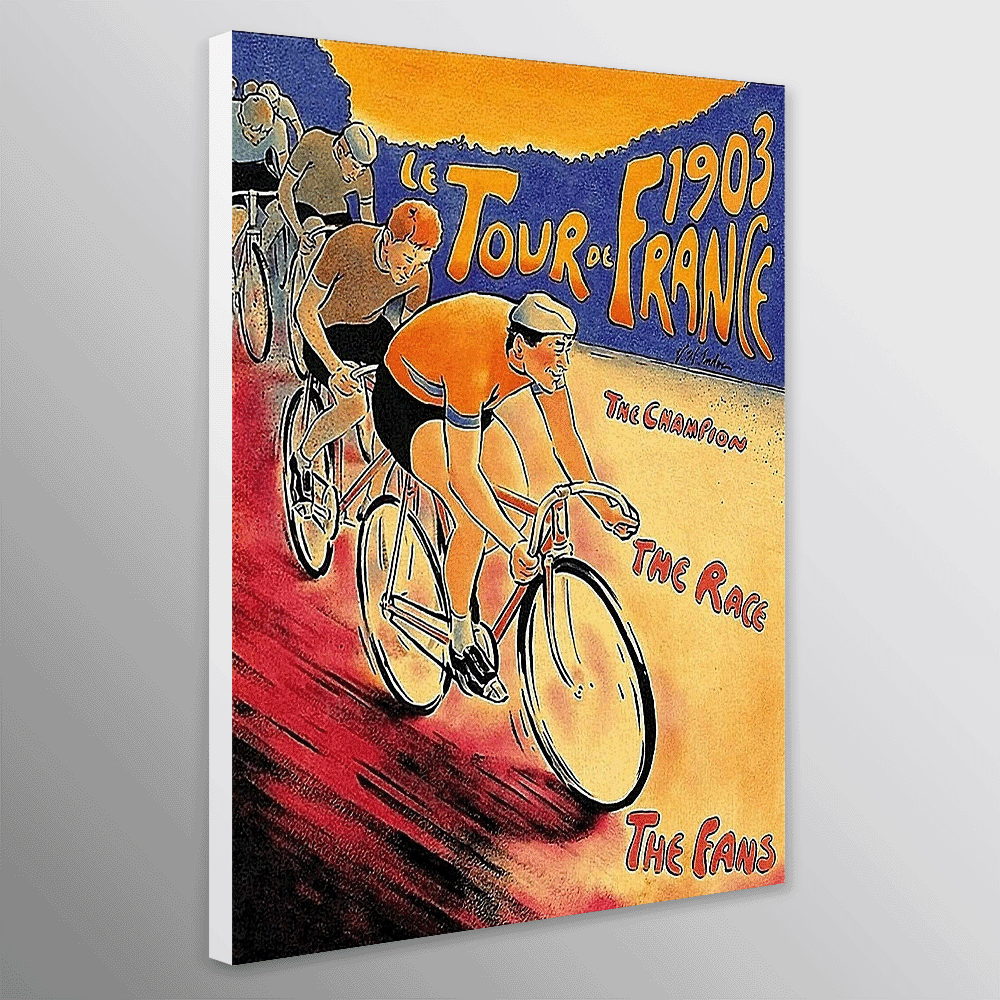 Tour De France - Vintage Bicycle Wall Art 1903