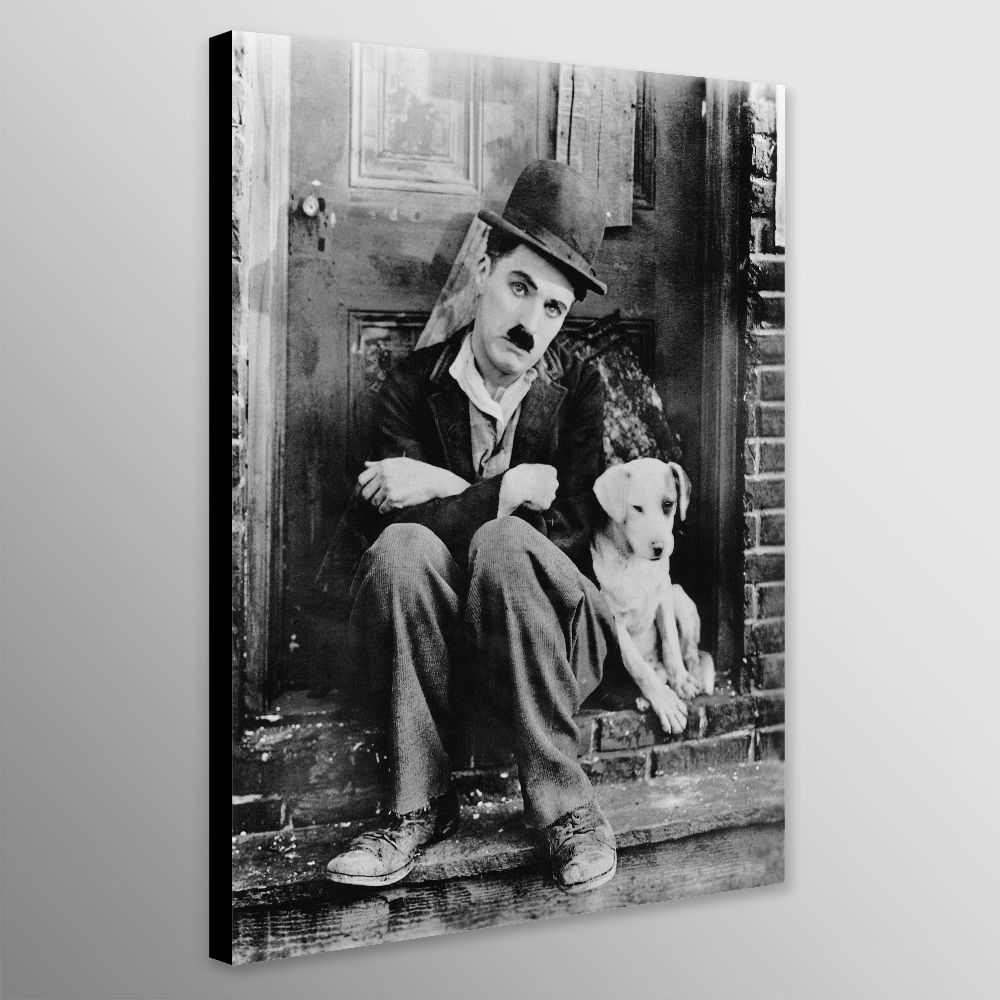 A Dogs Life - Charlie Chaplin Movie Art