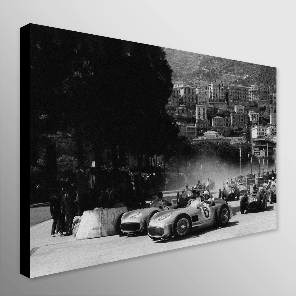 Vintage Monaco Art - Grand Prix Wall Art
