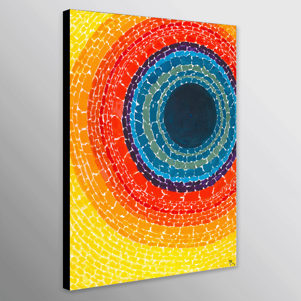 The Eclipse Abstract Wall Art by Alma Thomas 1970