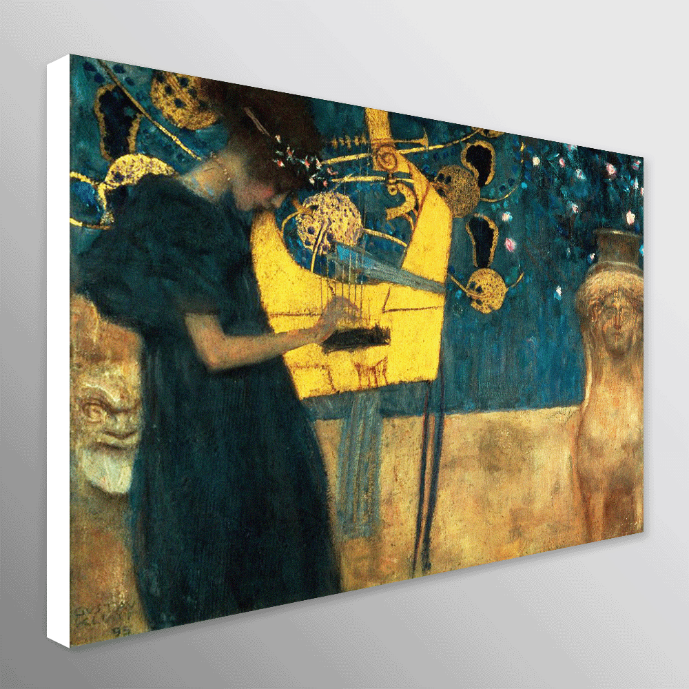 The Music By Gustav Klimt 1895