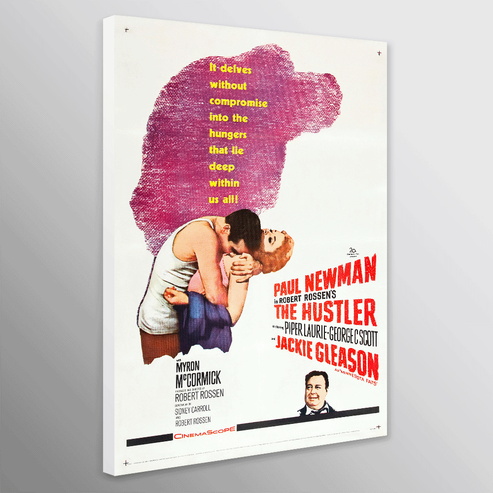 The Hustler 1961 Paul Newman Film Cover Art