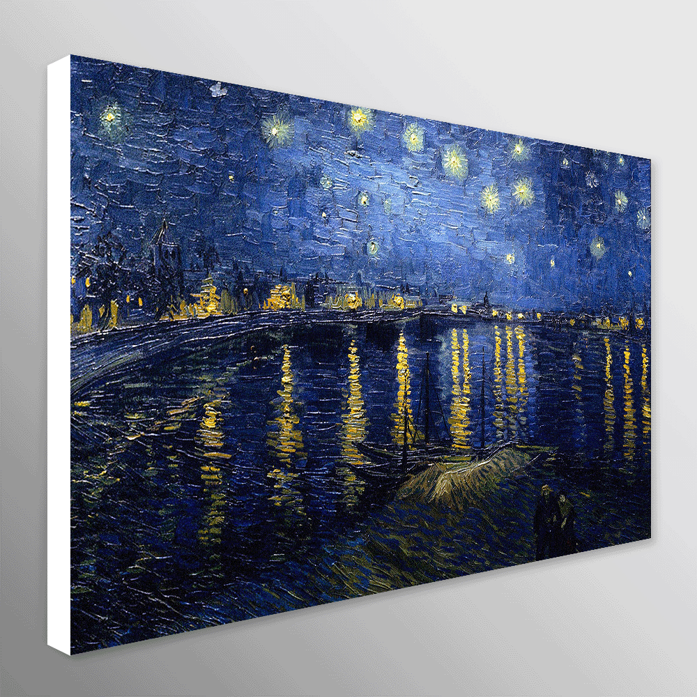 Achetez Tableau La Nuit étoilée (1888), encadré par Vincent van Gogh | ars mundi Achetez Tableau La Nuit étoilée (1888), encadré par Vincent van Gogh | ars mundi