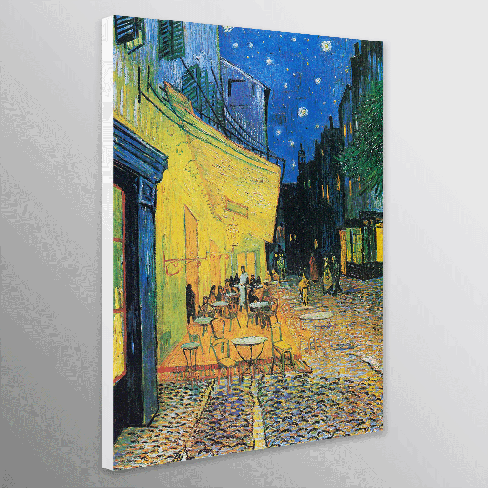 Cafe Terrace at Night by Van Gogh Wall Art (1888)