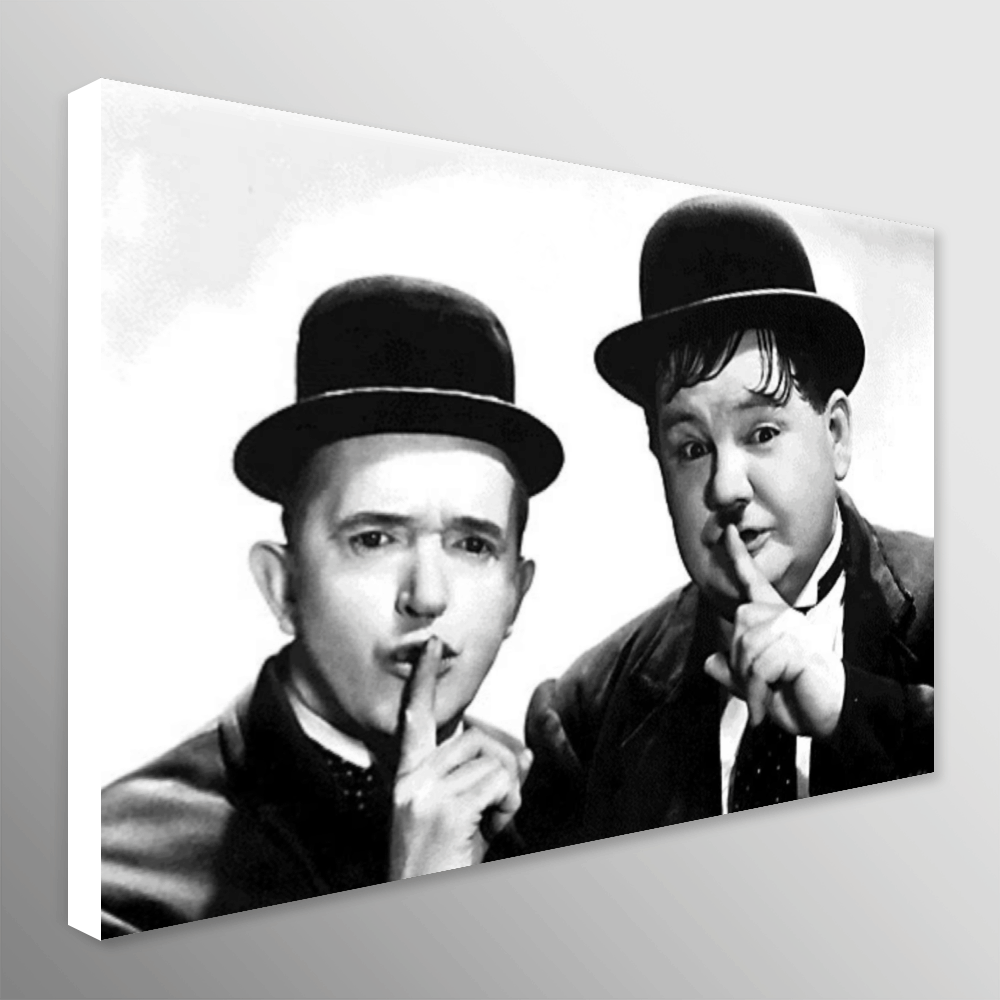 Laurel and Hardy - Shush - Movie Wall Art
