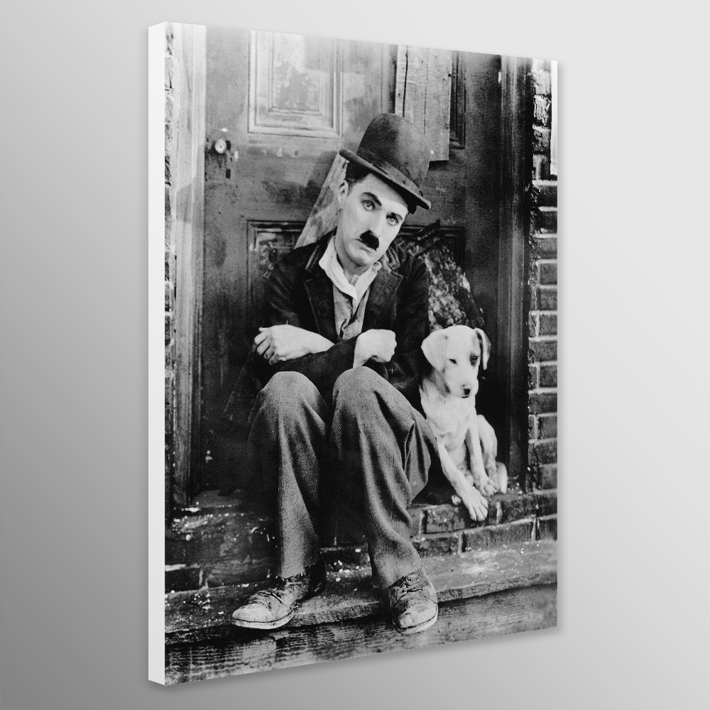 A Dogs Life - Charlie Chaplin Movie Art