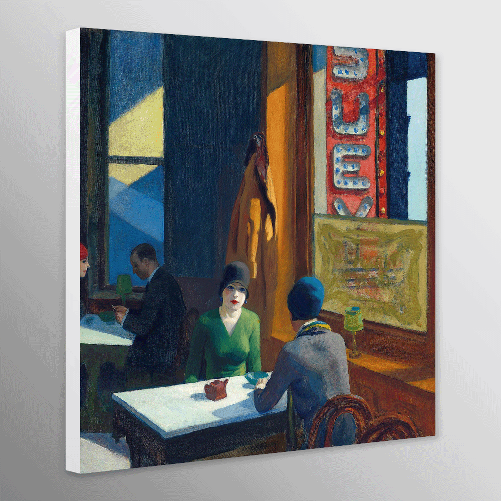Pomegranate Puzzle 1000 pièces pour adultes, Edward Hopper's Chop Suey, finition mate, ajustement parfait Pomegranate Puzzle 1000 pièces pour adultes, Edward Hopper's Chop Suey, finition mate, ajustement parfait