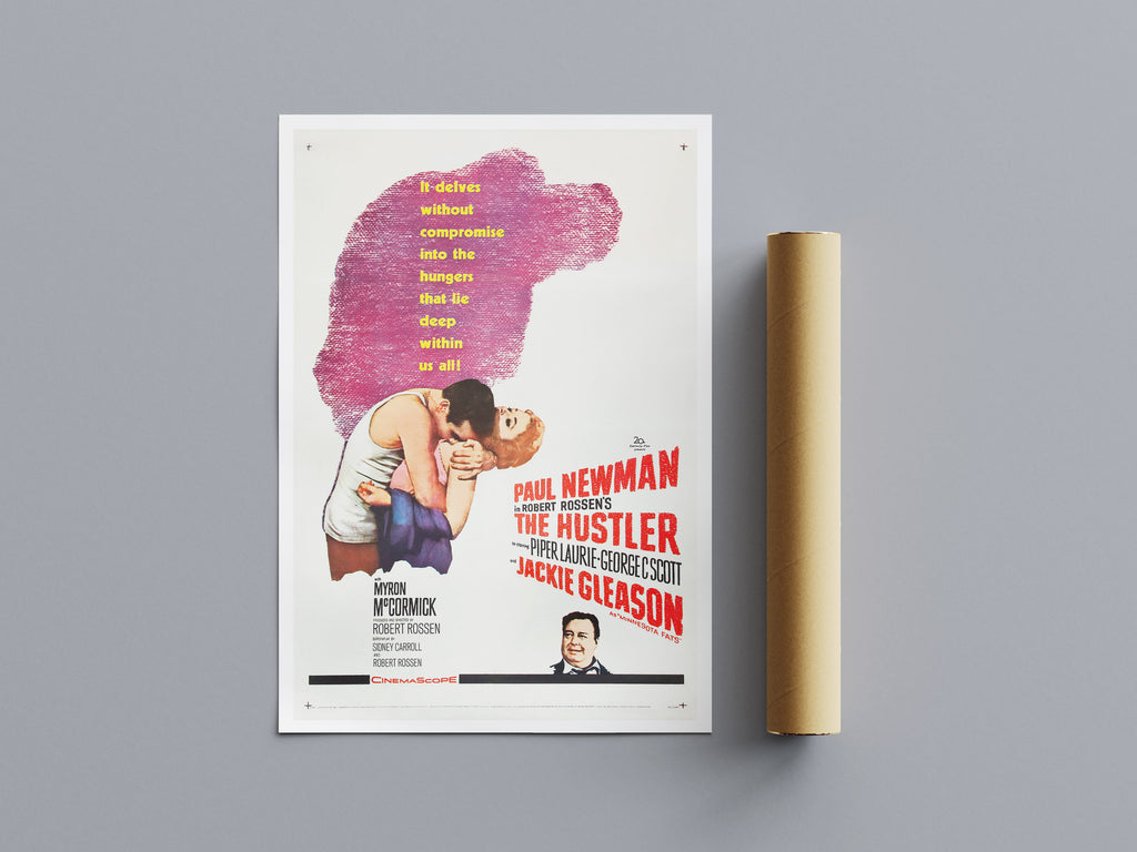 The Hustler 1961 Paul Newman Film Cover Art