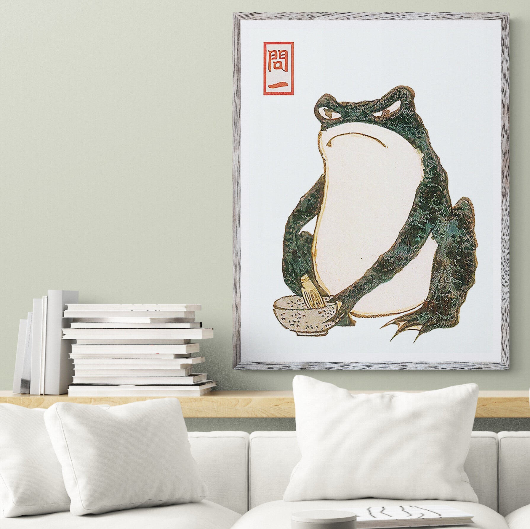 Vintage Angry Frog Japanese Art By Matsumoto Hoji The Art Print Company Vintage Angry Frog Japanese Art By Matsumoto Hoji The Art Print Company