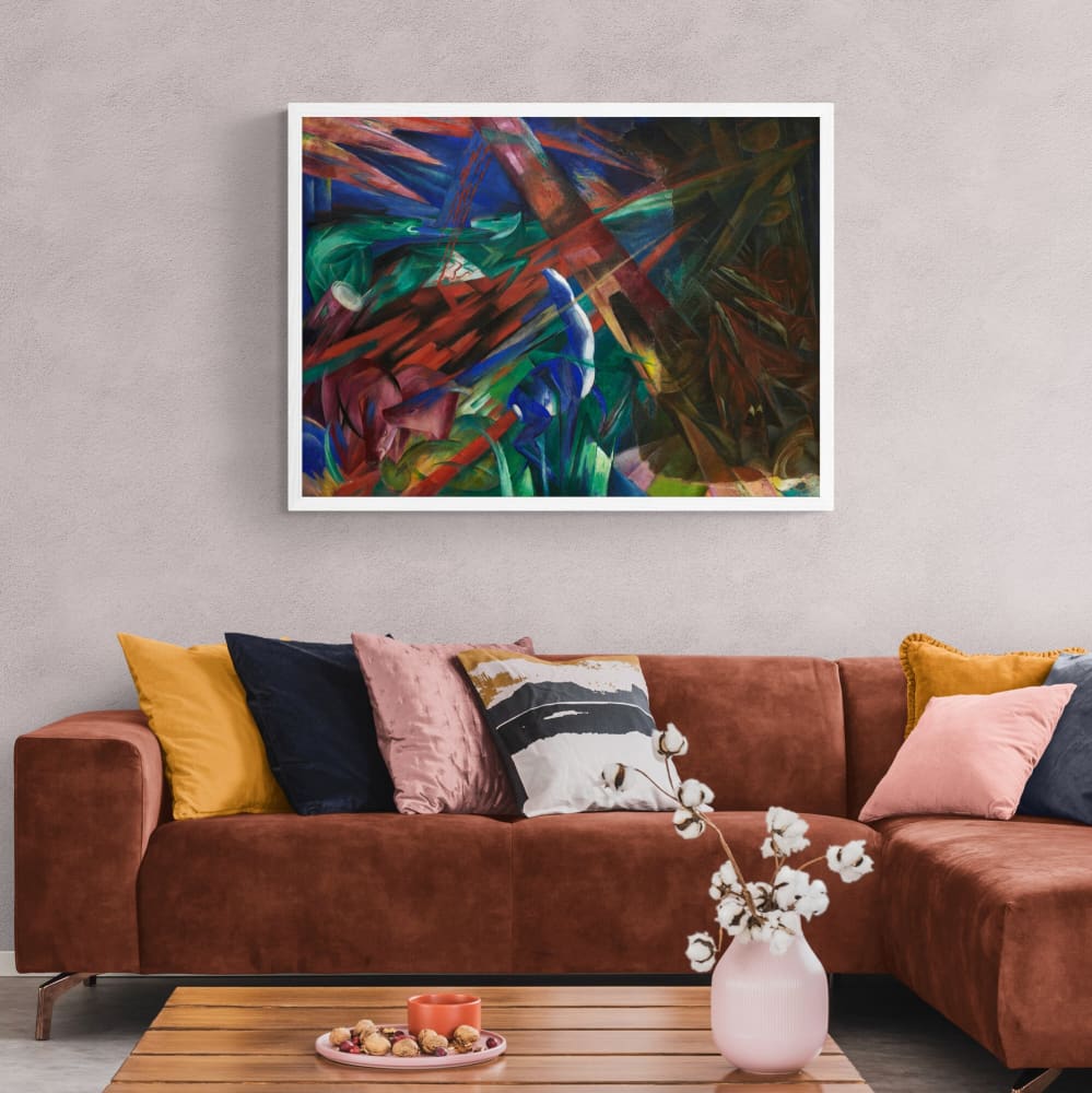 Animal Fates by Franz Marc (1913) - Wall Art Photo Poster 