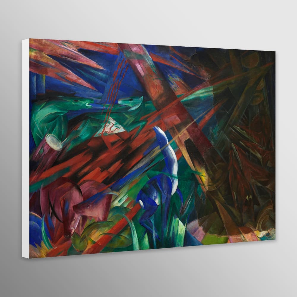 Animal Fates by Franz Marc (1913) - Wall Art Wrapped Frame 