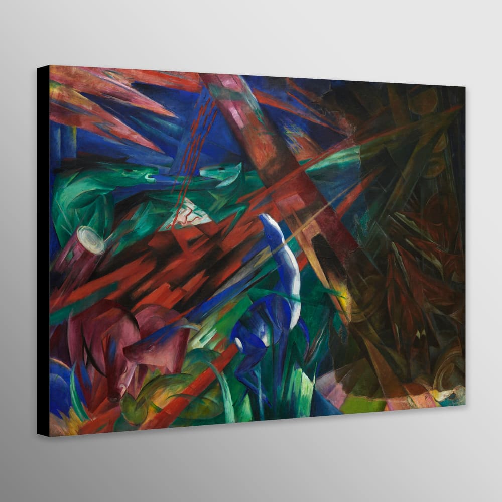 Animal Fates by Franz Marc (1913) - Wall Art Wrapped Frame 