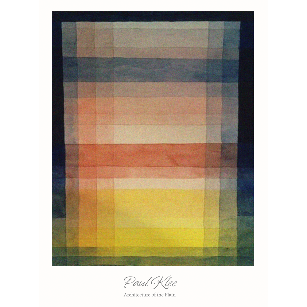 Architecture of the Plain by Paul Klee (1923) - Abstract - Wall Art Photo Poster Print
