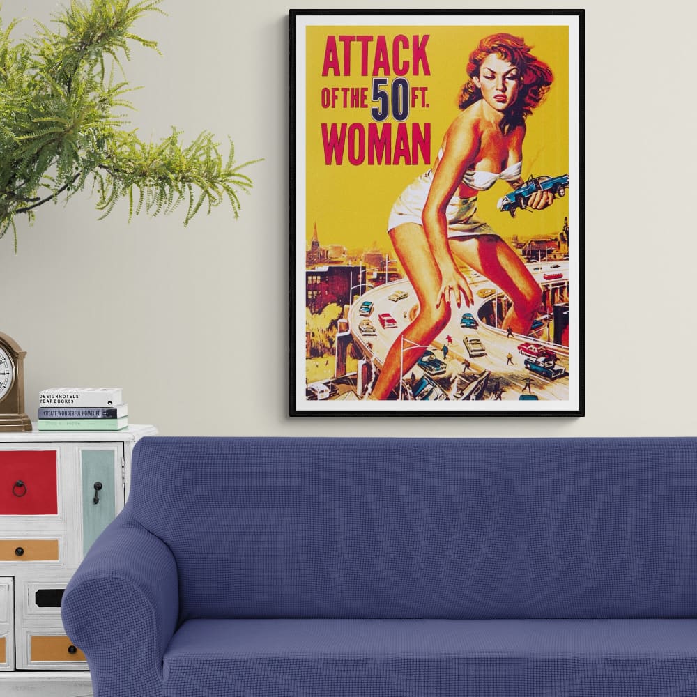 Attack of the 50ft Woman - Movie Art - Wall Art Photo Poster
